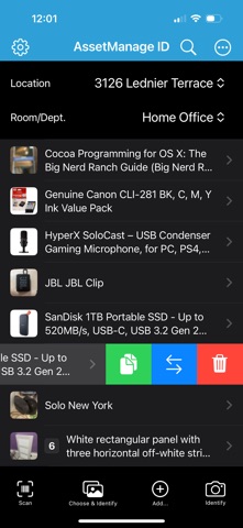 AssetManage ID-Home Inventory screenshot