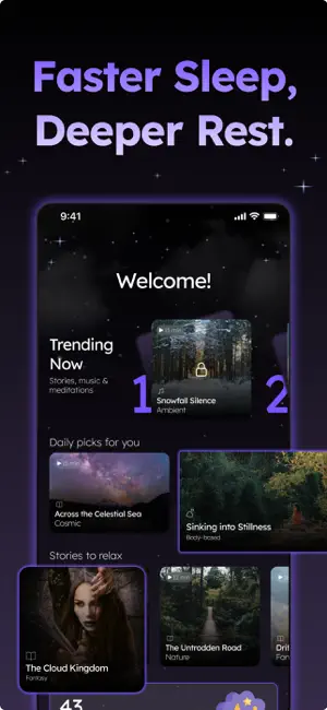 Sleep Stories for Adults: Snuz screenshot 2