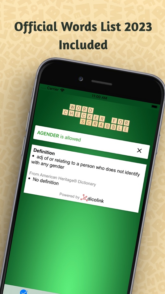 #1. Word Checker for Scrabble® (iOS) 由: Fabien Maurice