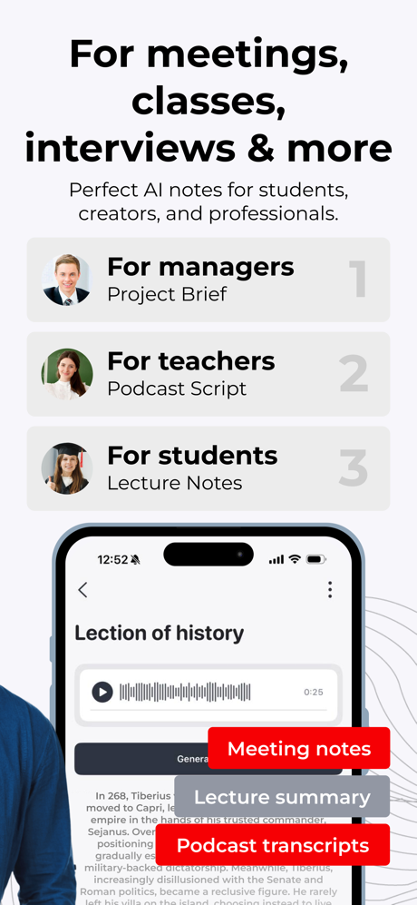 AI Transcribe & Note Taker screenshot 5