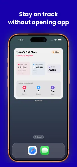 BabyFeed: Newborn Log Tracker screenshot 2