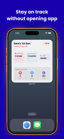 BabyFeed: Newborn Log Tracker Screenshot 2 of 5