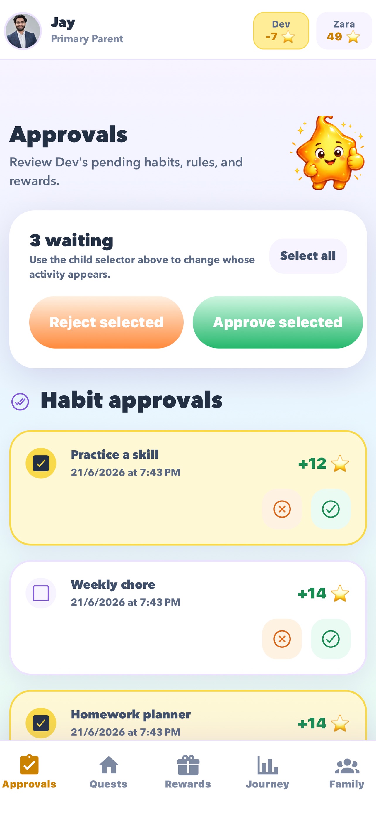 Screenshot 4 of Tai Stars: Habit Rewards