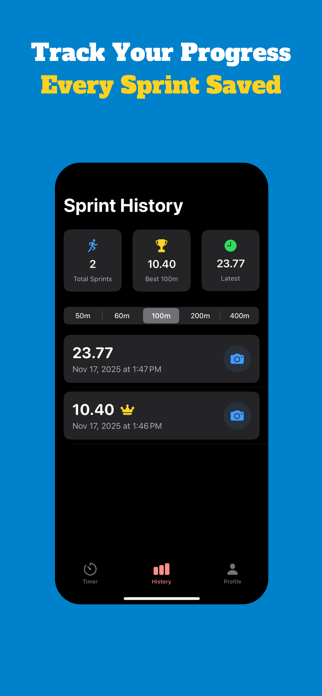 SoloSprint - Sprint Timer Screenshot 3 of 4