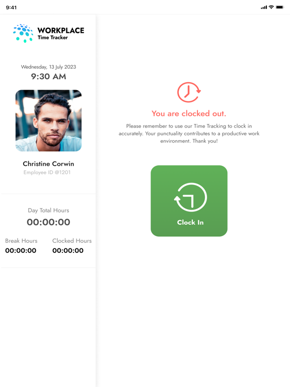 Vision Time Tracking app screenshot 3