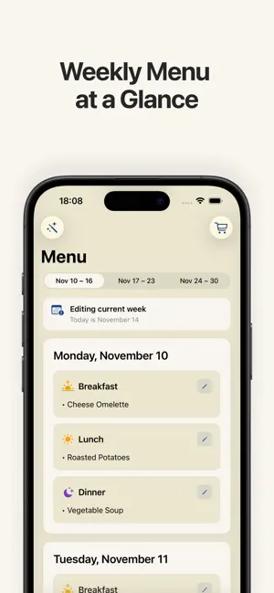 Plantry — Menu For Your Family screenshot 1