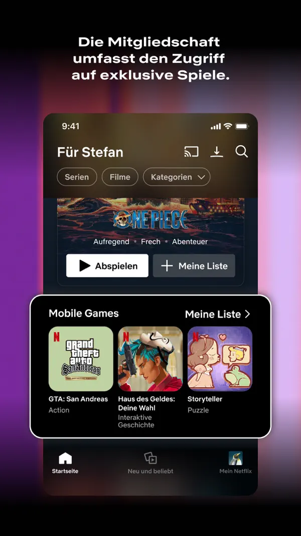 Netflix iPhone App Screenshot 3 – Unterhaltung