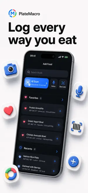 PlateMacro: Macro Tracker screenshot 2