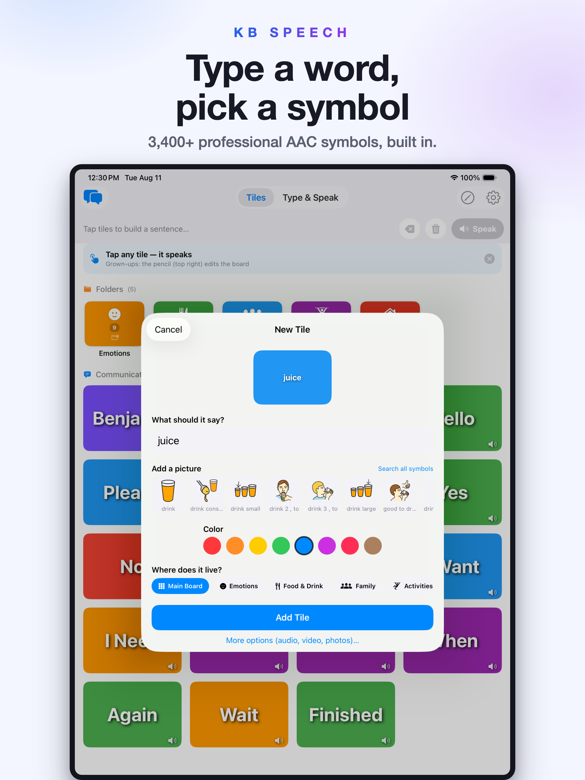 KB Speech Professional AAC screenshot 11