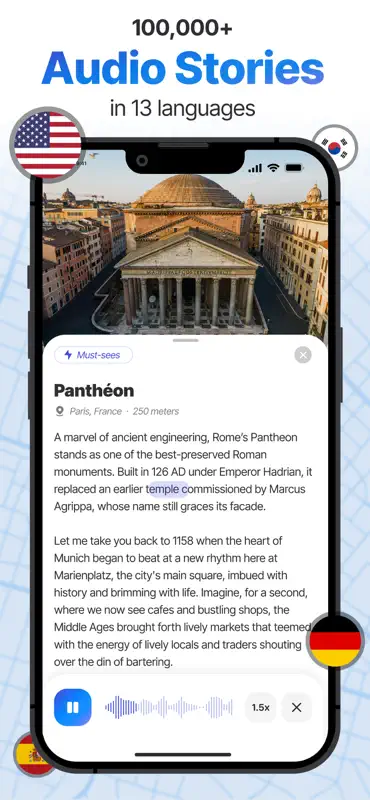 Tourly Audio: Get Your Guide screenshot 1 of 5