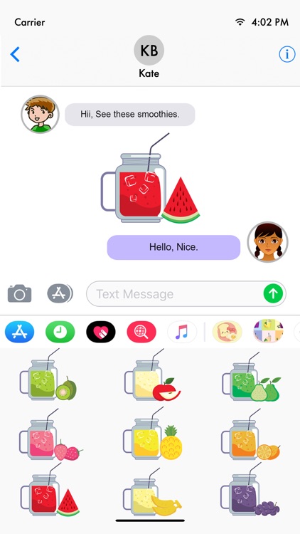 Smoothies Stickers Pack screenshot-3