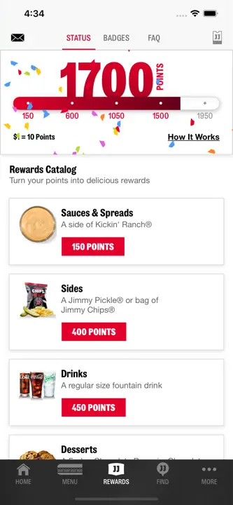 Jimmy John’s Sandwiches: Screenshot 5 von 9