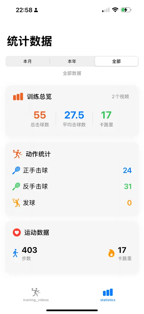 NiceShot-网球视频记录和AI分析 应用截图
