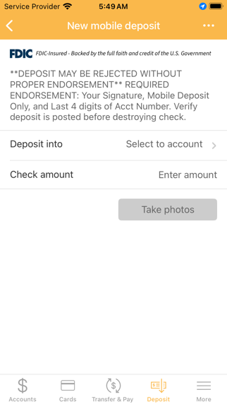 FUN Bank Mobile Banking Screenshot