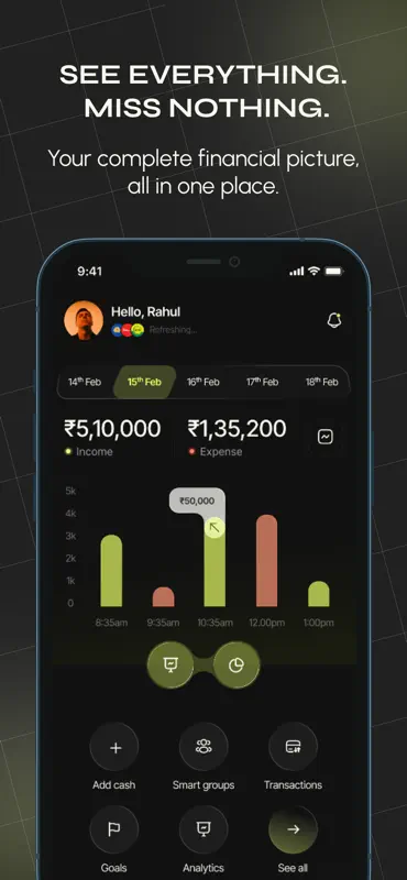 Nance: Money Tracker for India screenshot 1 of 5