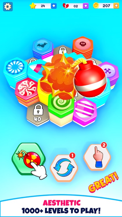 Hexa Sort: Puzzle Sorting Game