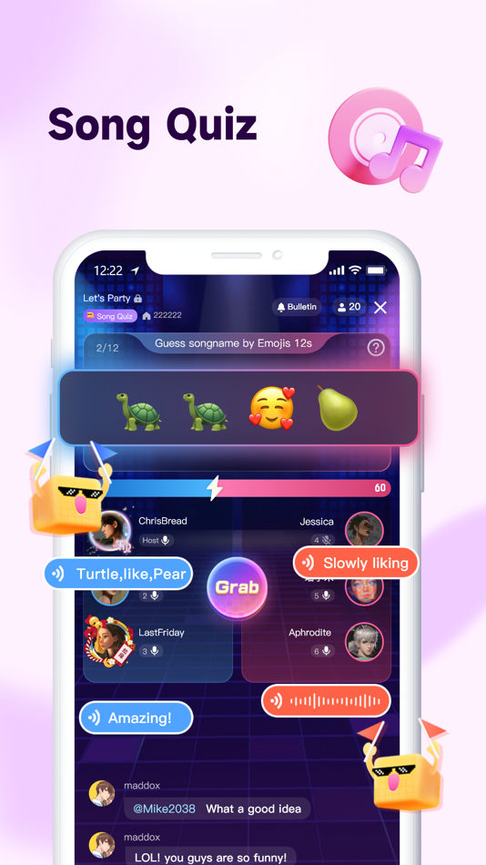 #7. 全民party-語音聊天匿名交友軟體,配對約會app (iOS) 由: Staraltar Technology Co., Ltd.