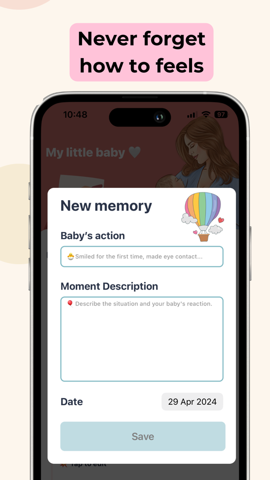 #4. Baby Diary: Save & Share (iOS) De: atakan reyhanioglu