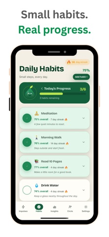 Selva: Habit & Impulse Tracker Screenshot 1 of 6
