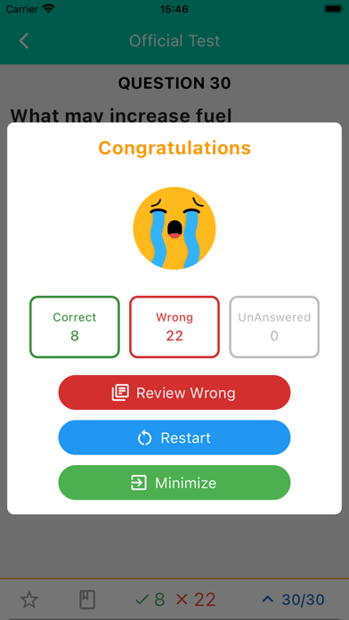 Greek Driving test Screenshot