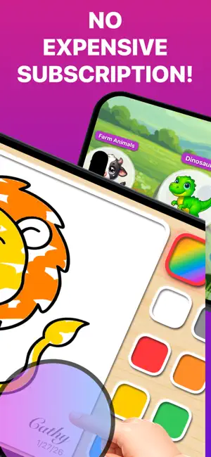 Animal Sounds & Coloring Games screenshot 2