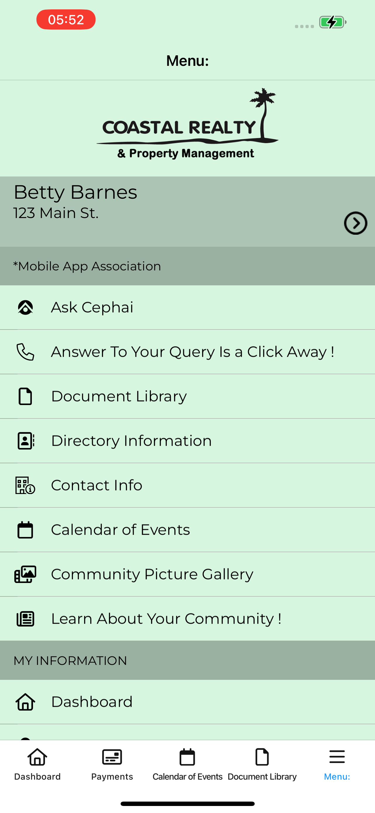 Coastal Realty Owner Portal