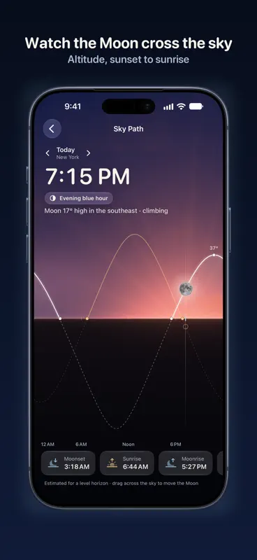 Moonspan: Moon Phase & Lunar screenshot 2 of 10