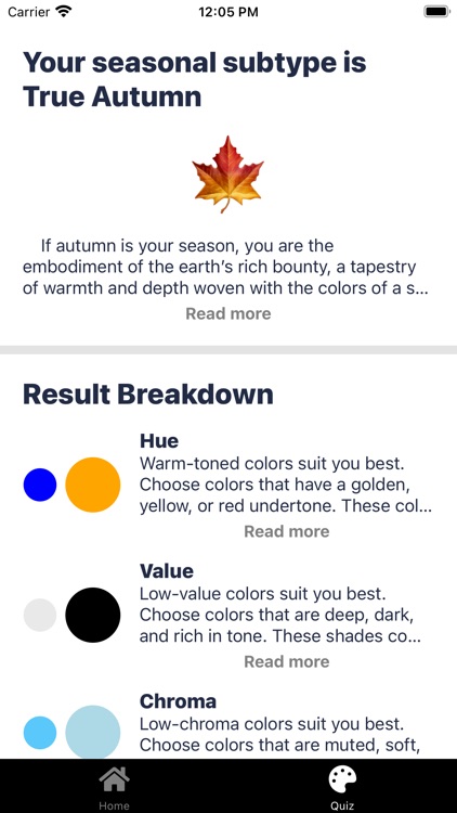 Bling - Free Color Analysis