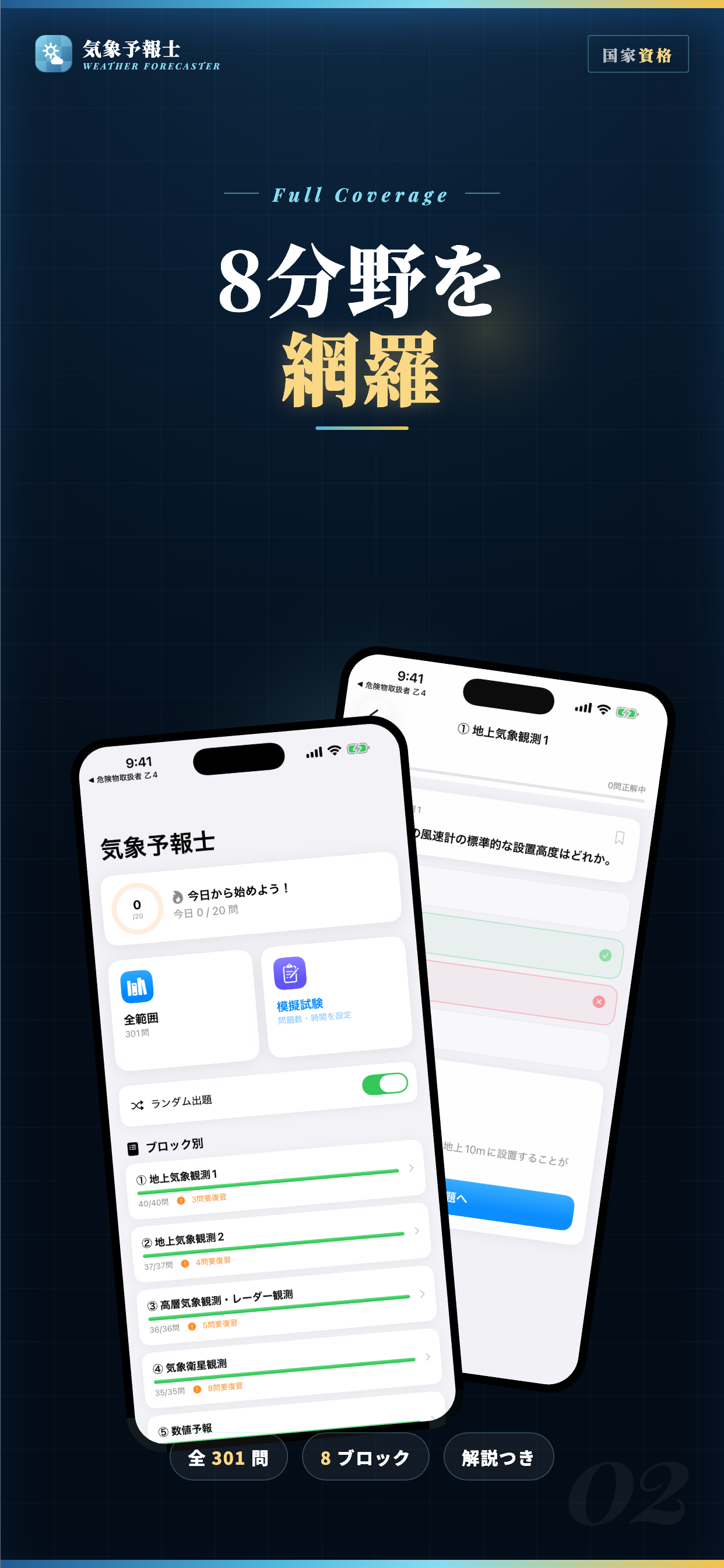 気象予報士 試験対策｜問題集 screenshot 2