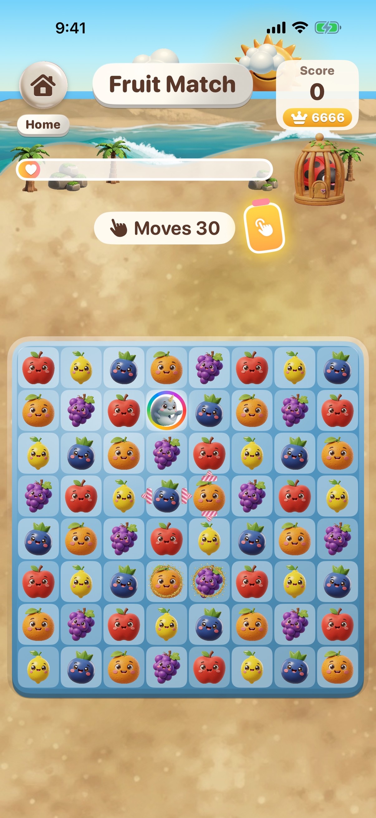 Screenshot 2 of Fruit Rescue: Animal Puzzle