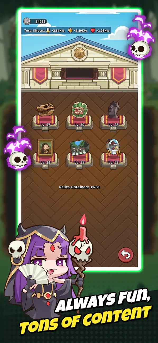 Beast Heroes: Fantasy Idle RPG iOS Mod IPA screenshot 5 - iOS game interface