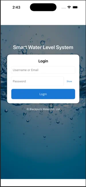 Blackpuck Water Monitor screenshot 1