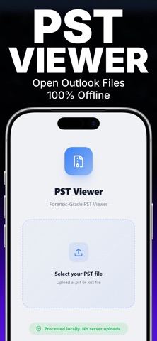 PST Viewer · Open Outlook File screenshot