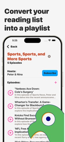 AI Podcast Maker - Podcasty iPhone screenshot