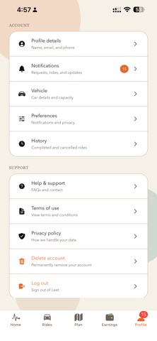 Leet-Carpooling Screenshot 5 of 6