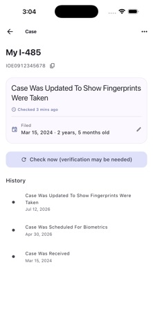Case Tracker — Immigration Screenshot 1 of 3