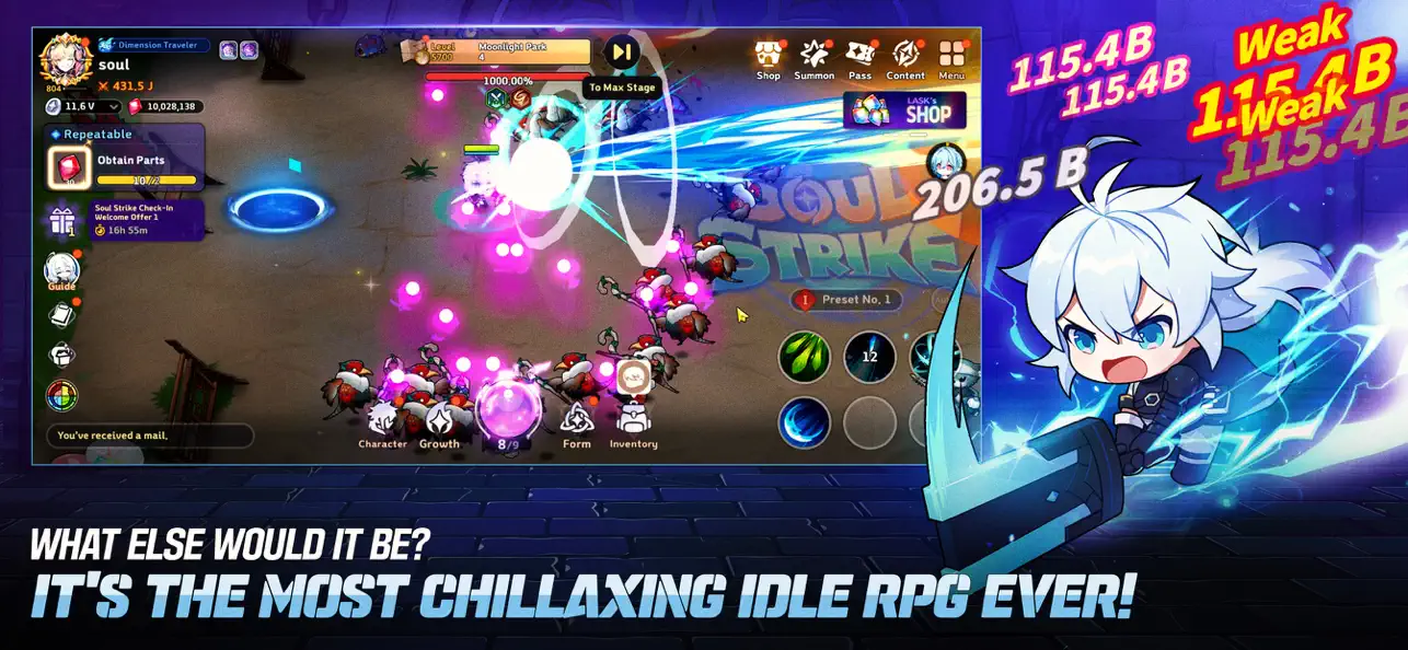 Soul Strike! Hack screenshot 5 - game app interface