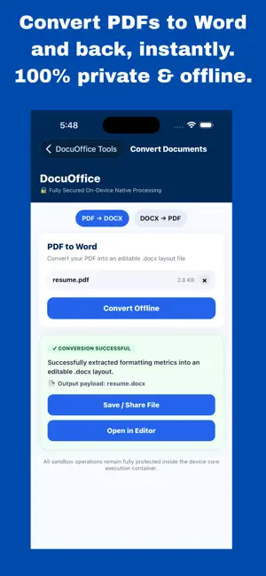 DocuOffice: PDF & Word Editor screenshot 2