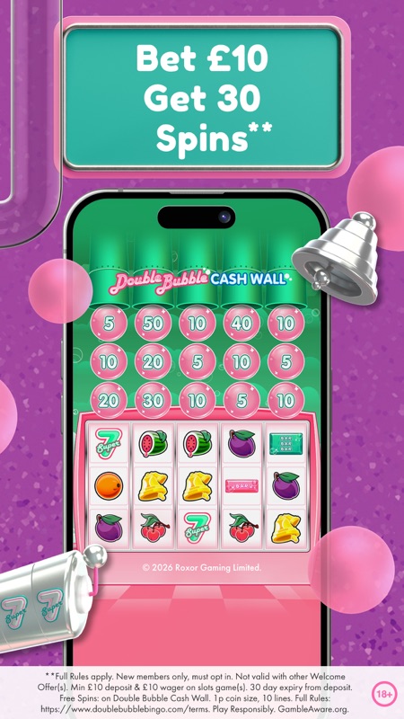Double Bubble Bingo & Slots screenshot 2