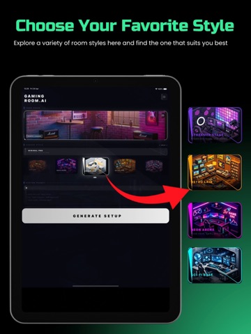 Gaming Room AI: Battle Setup iPad screenshot