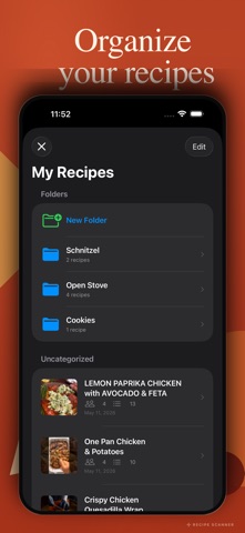 Recipe Scanner C iPhone screenshot