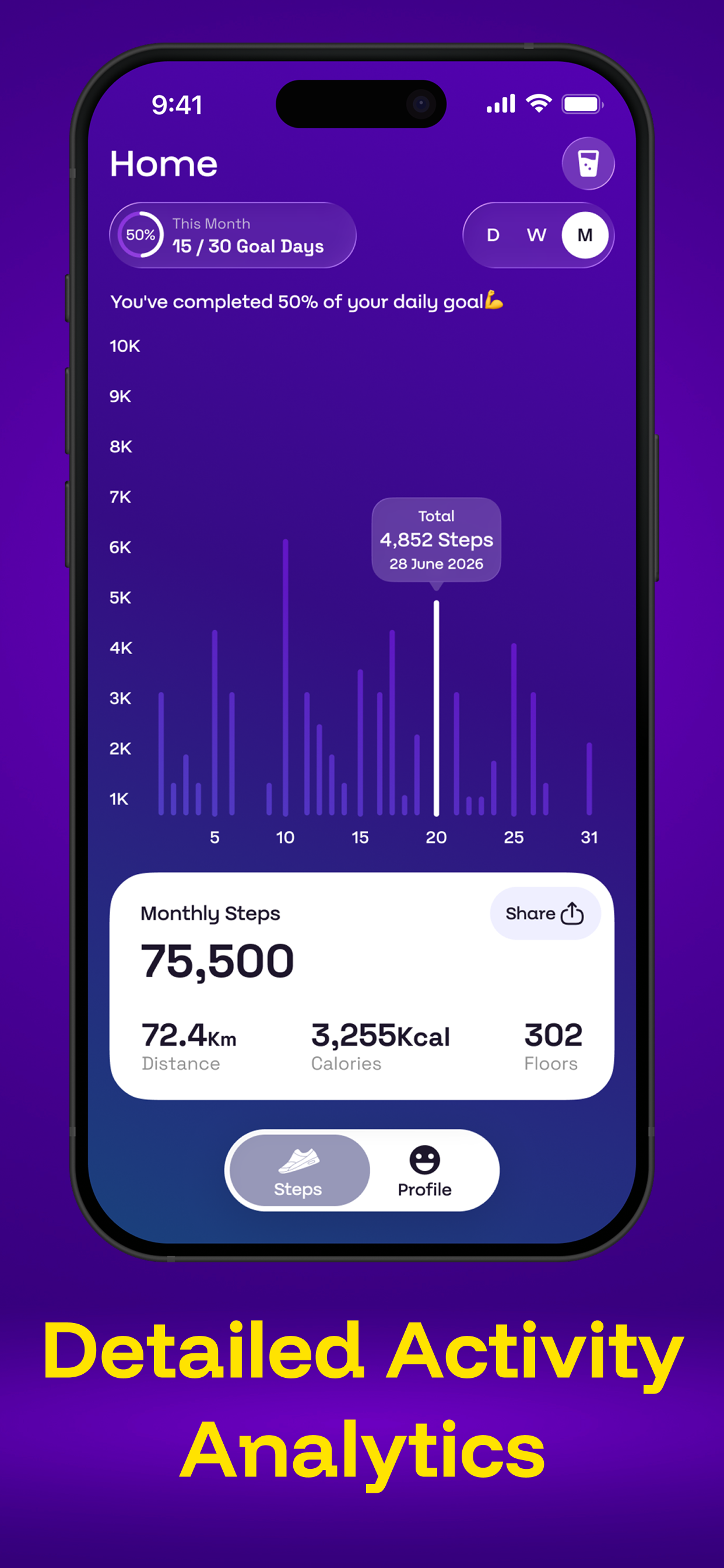 Step Counter & Tracker App screenshot 4