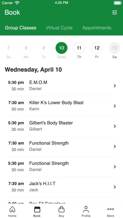 Grow Active Health Clubs Screenshot