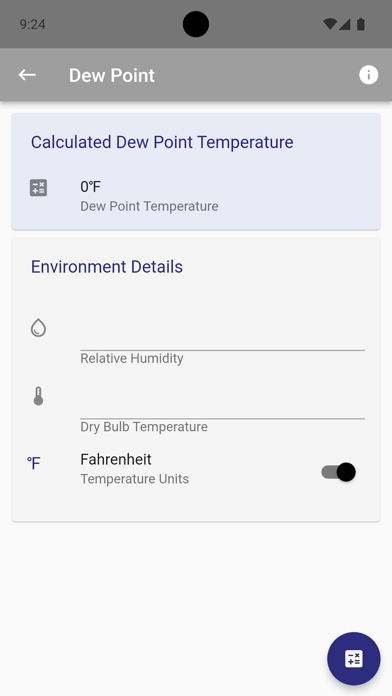 IN HVAC Calculator Screenshot