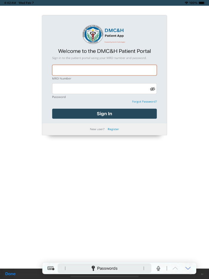 Patient Portal DMC Hospital