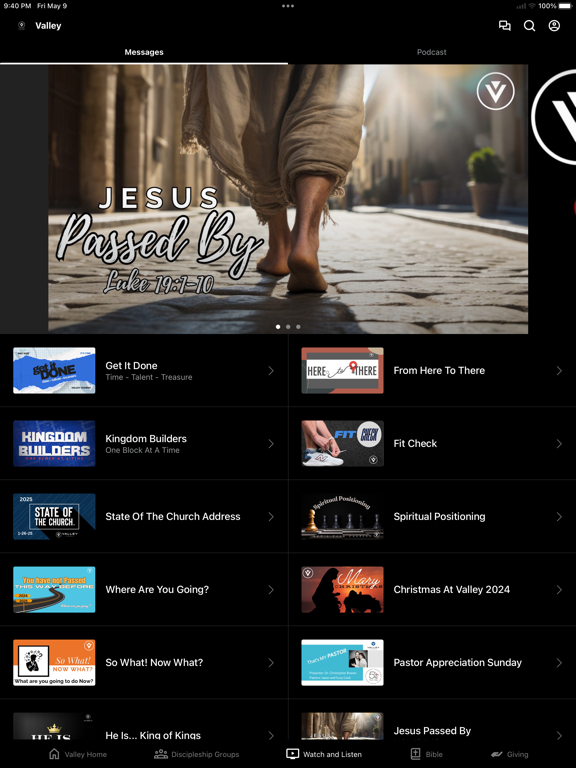 Valley Church Roanoke iPad screenshot 3 - Education app