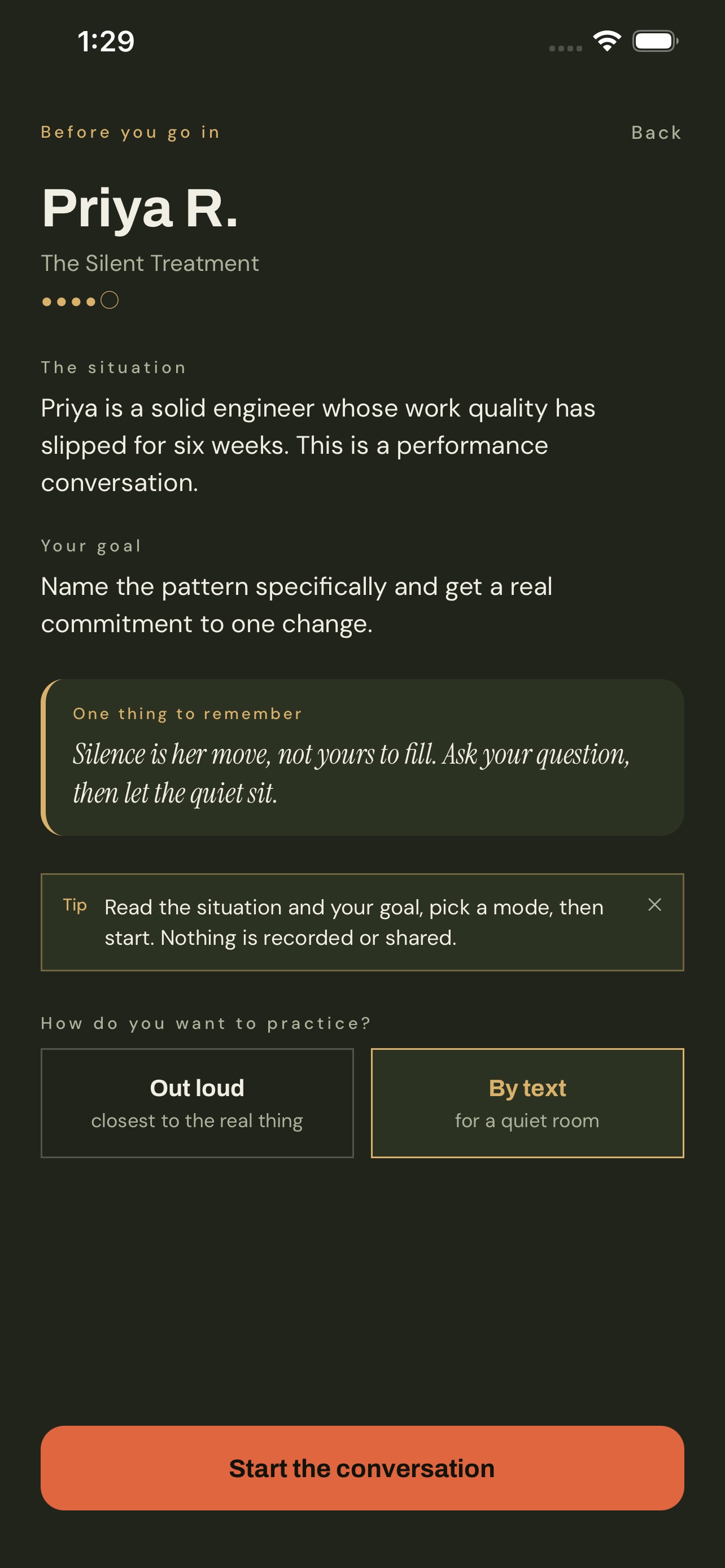 Screenshot 2 of Rally: Hard Conversations
