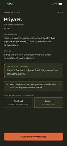 Rally: Hard Conversations iPhone screenshot