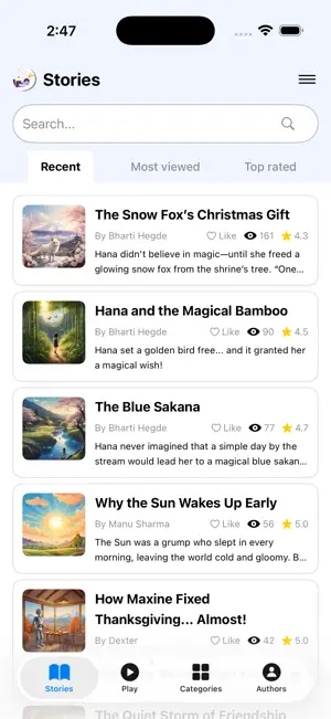 Wiki Bedtime Stories screenshot 1