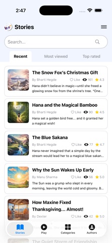 Wiki Bedtime Stories iPhone screenshot